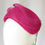 Thumbnail: Magenta Pink Crinoline Headband Headpiece by Catherine Storm Millinery left view
