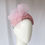 Thumbnail: Pale Pink Crinoline Headband Headpiece by Catherine Storm Millinery front view 2