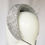 Thumbnail: Silver Fabric Headband Headpiece by Catherine Storm Millinery back view 2