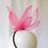 Thumbnail: Pink Crinoline Petals Headband Headpiece by Catherine Storm side back view
