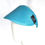 Thumbnail: Turquoise Blue Visor by Catherine Storm left view