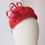 Thumbnail: Bright Red Headband Headpiece by Catherine Storm Millinery right view