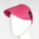 Hot Pink Visor by Catherine Storm left view