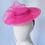 Thumbnail: Hot Pink Fuchsia Pink Mini Boater Hat