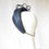 Thumbnail: Navy Blue Sinamay Headband Headpiece by Catherine Storm Millinery view 4