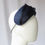 Thumbnail: Navy Blue Crinoline Headband Headpiece by Catherine Storm Millinery right view