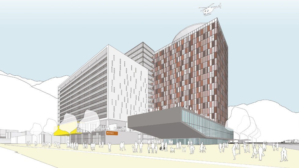 Perspectiva del edificio