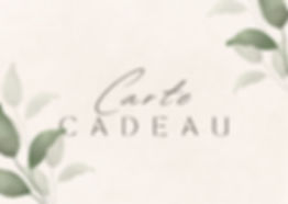 Carte Cadeau - à partir de 25 euros