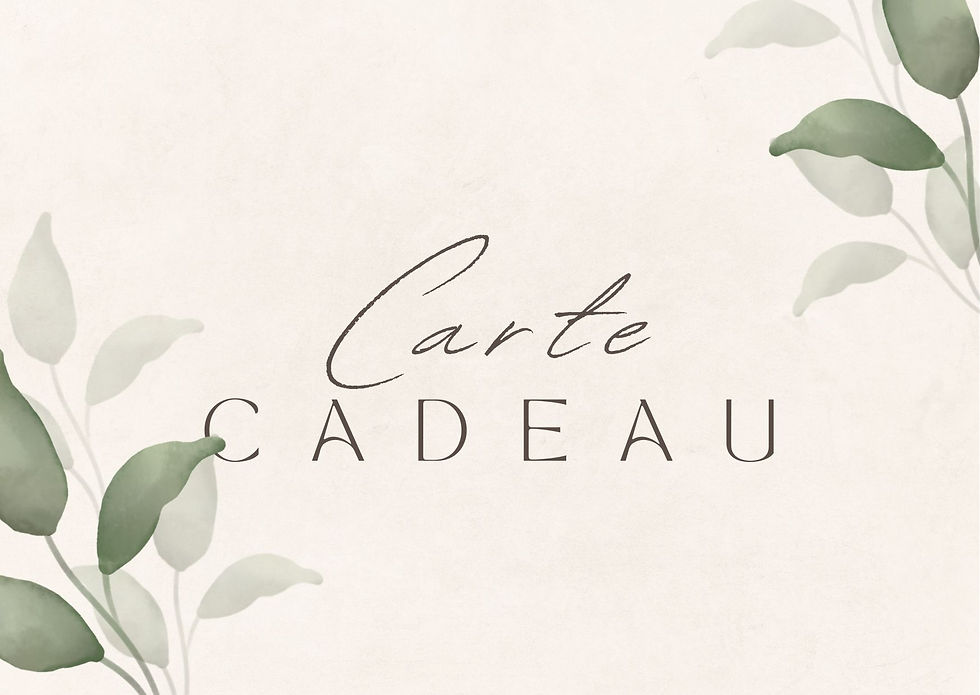 Carte Cadeau - à partir de 25 euros