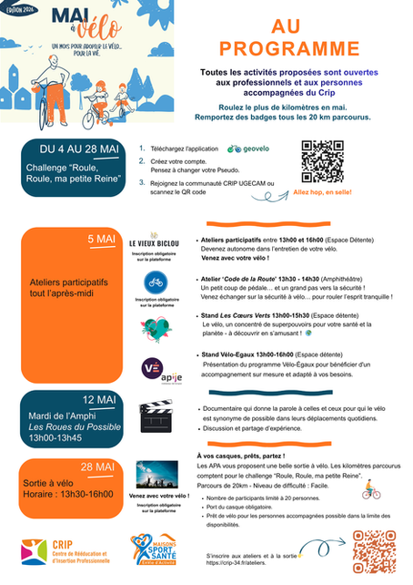 🚴♂️ Tous en selle : le mois du vélo arrive à grands pas