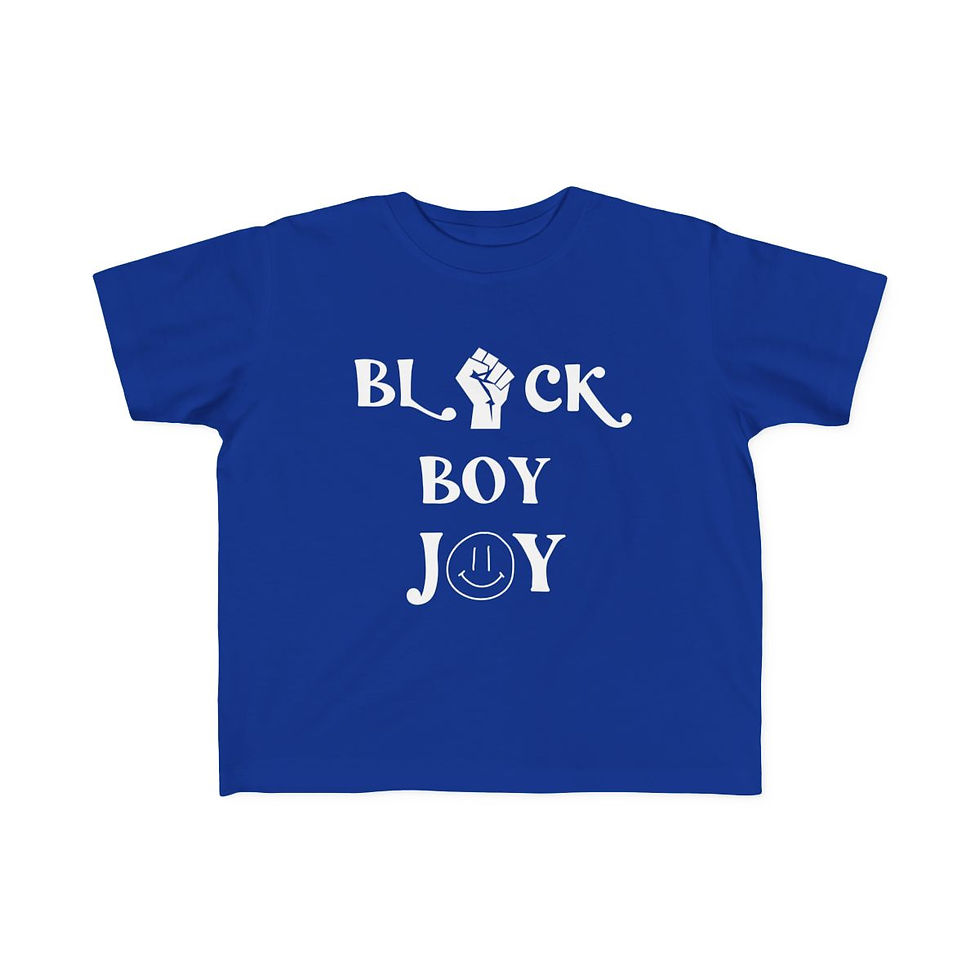 Thumbnail: Toddler "Black Boy Joy" FIne Jersey Tee