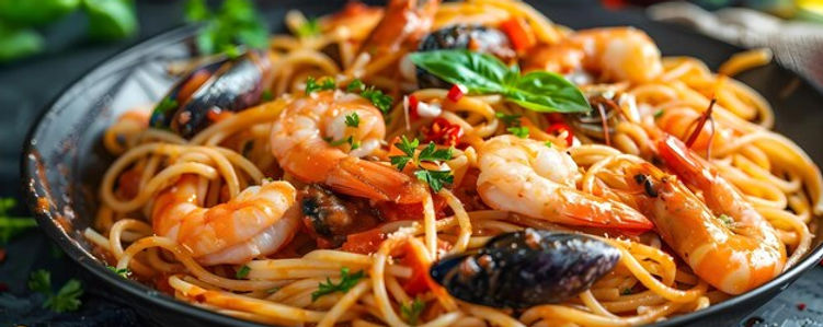 classic-italian-seafood-spaghetti-with-mixed-seafood-olive-oil-garlic-wine-concept-seafood