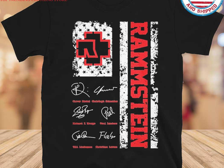 Gousclothing - Rammstein Band And Their Signatures Unisex T-Shirt