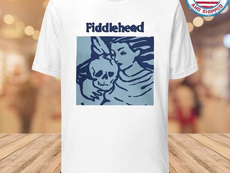 Premium Fiddlehead Merch Angel Skull Tee Shirt