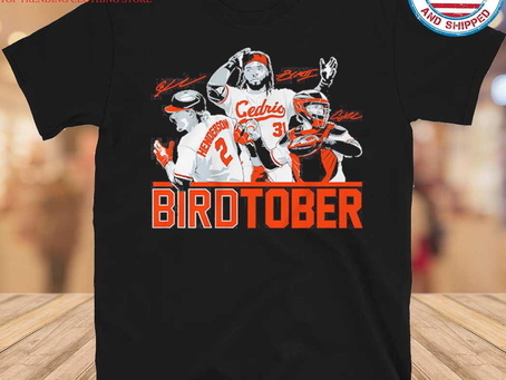 Gousclothing - Birdtober Adley rutschman gunnar henderson & cedric mullins signatures shirt