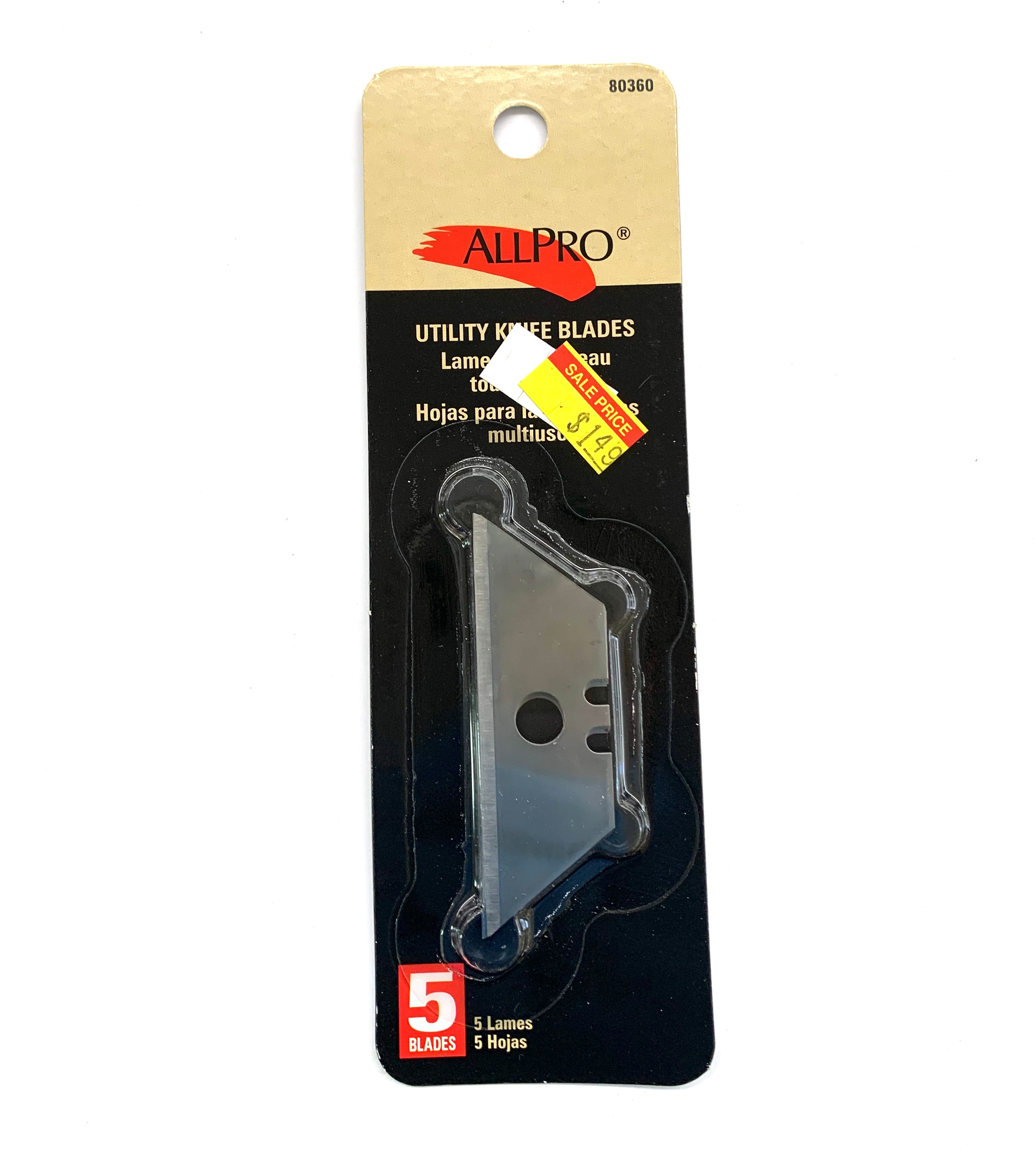 5 Pack of Utility Blades