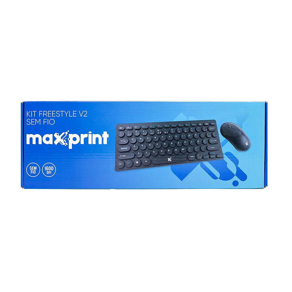 Miniatura: Kit Teclado e Mouse S/Fio CW1001 Preto - Maxiprint