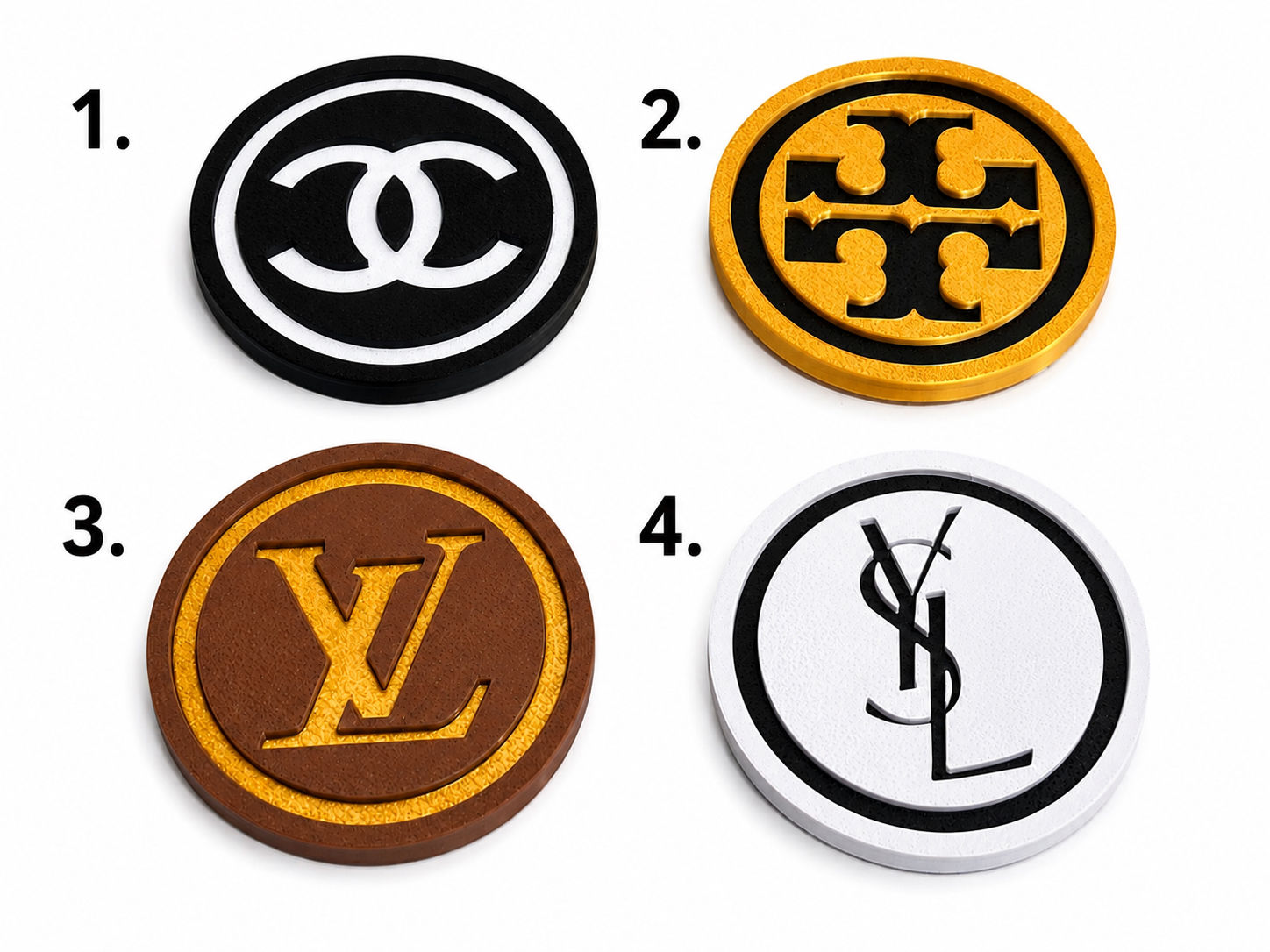 Luxury-inspired Coaster Set with Holder