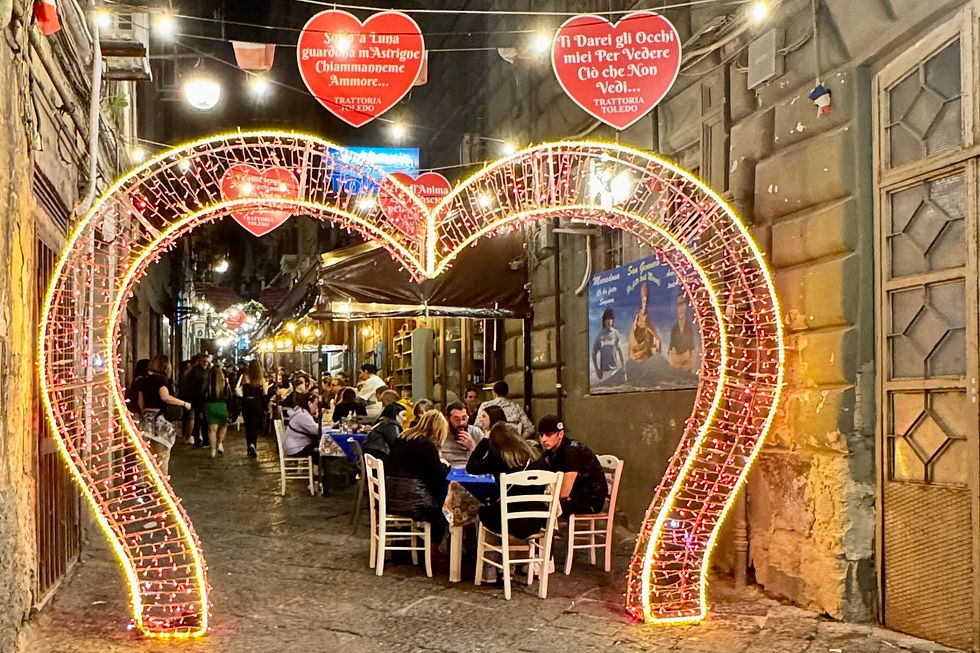Cute Heart archway on Naples Street