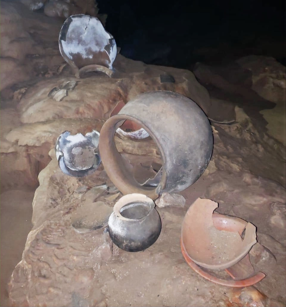 Pottery in ATM Cave