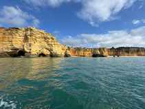 Rocky haystacks coming out of the ocean in Portugal