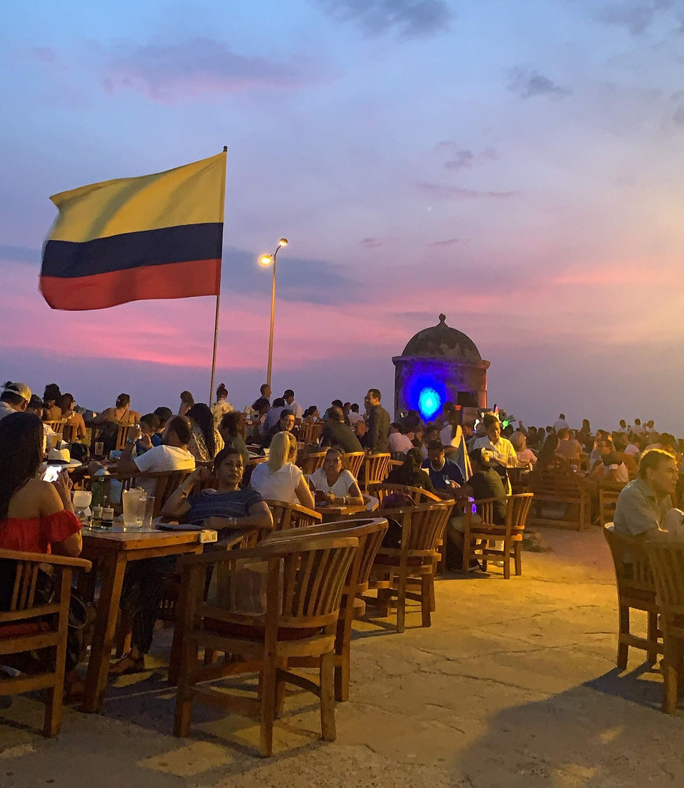 Sunset at Baluarte de Santo Domingo