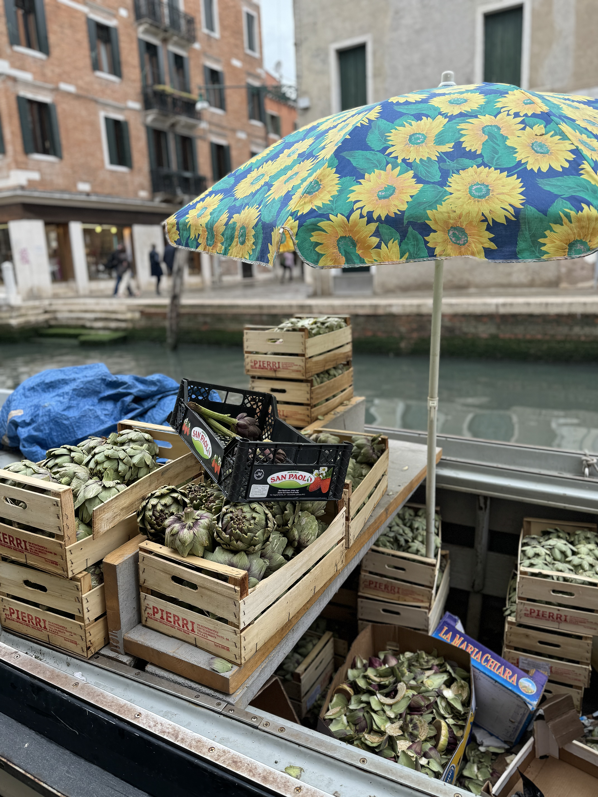 Vegetables on the Dorsoduro vegetable barge
