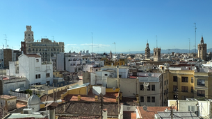 A view of the Valencia cityscape