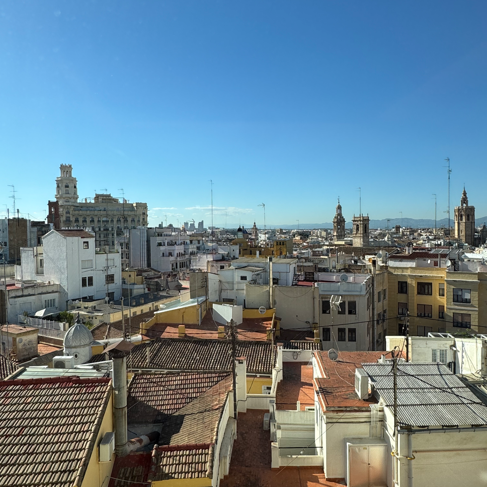 A view of the cityscape of Valencia