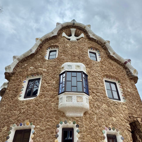 A building that looks like a gingerbread house