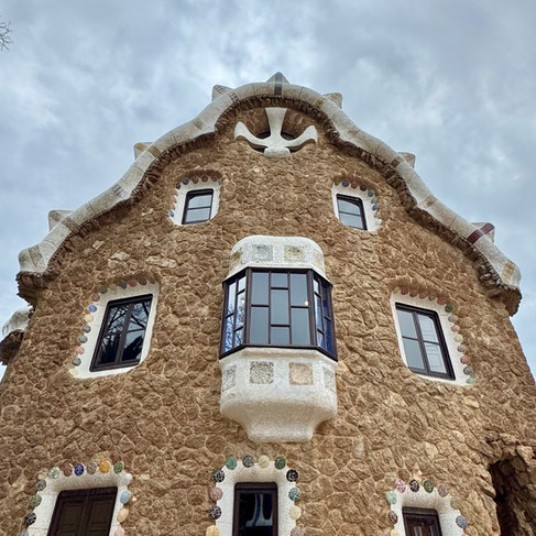 A building that looks like a gingerbread house