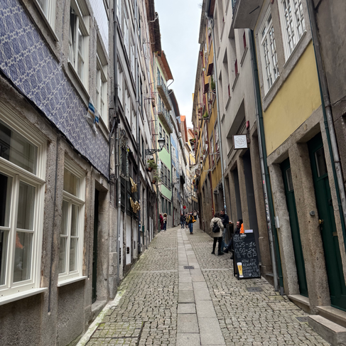 A side street in Porto Portugal