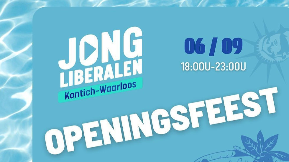 Jongliberalen Kontich-Waarloos - Openingsfeest