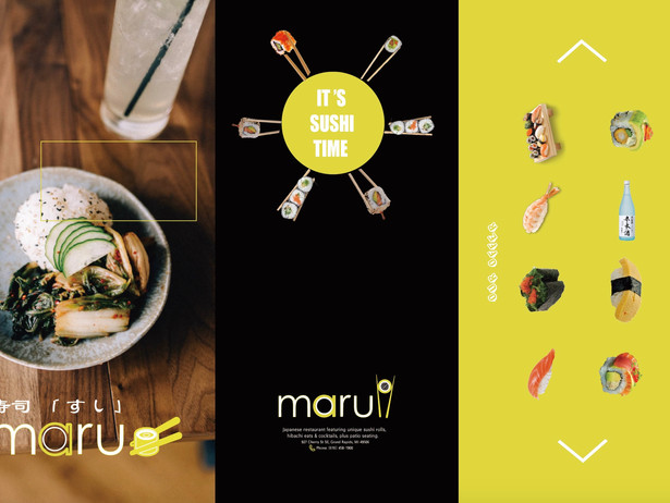 Maru Sushi Menu