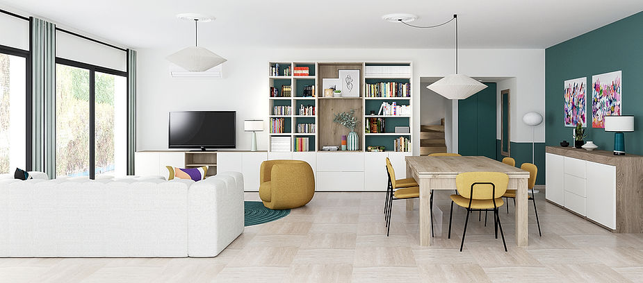 Ame des Lieux Cahors Projet espace décoration architecture intérieure plans chambre cuisine salon