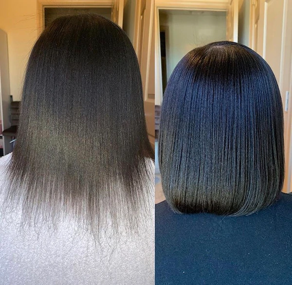 silk press trim