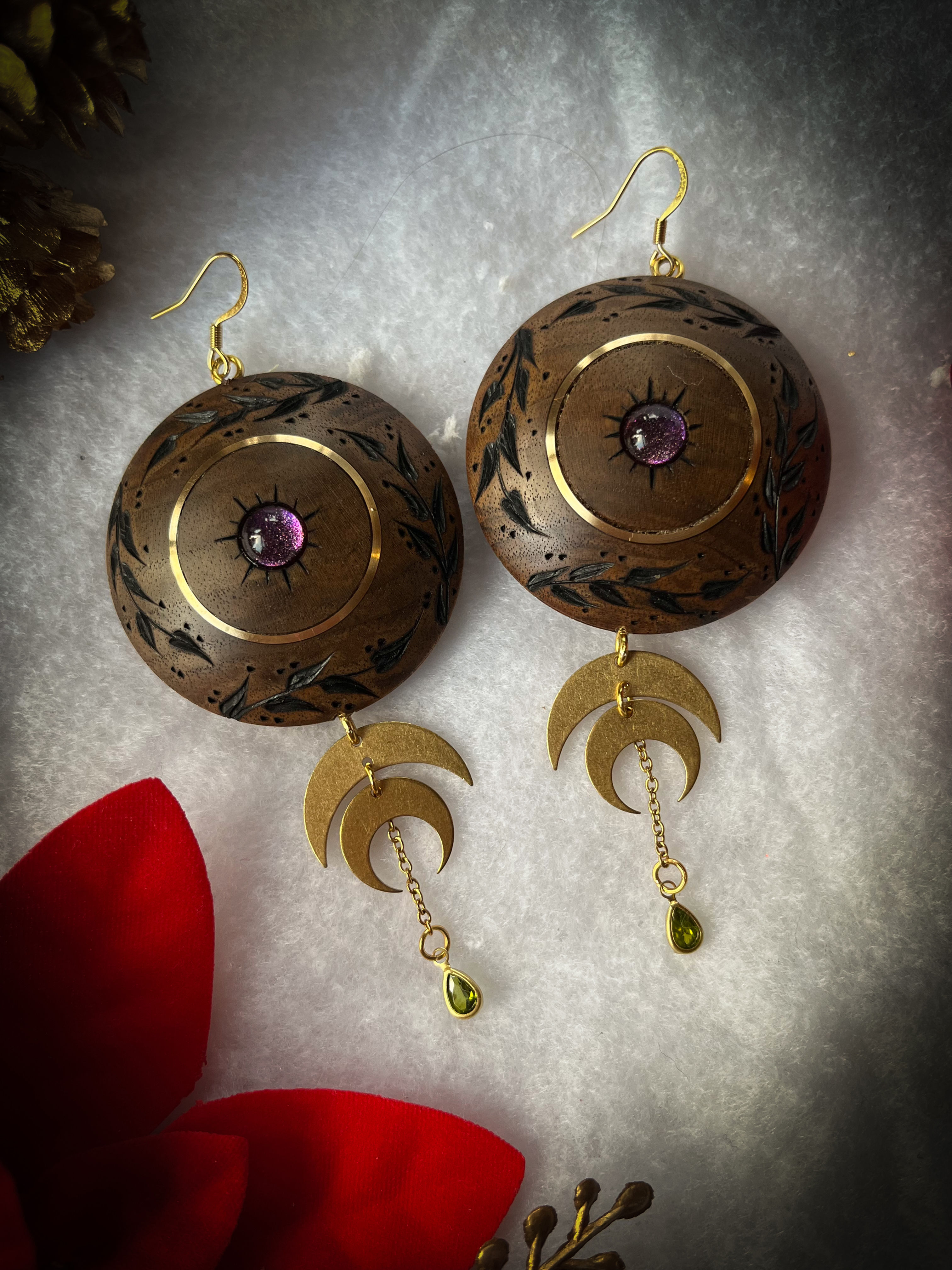 Grandes créoles « céleste »