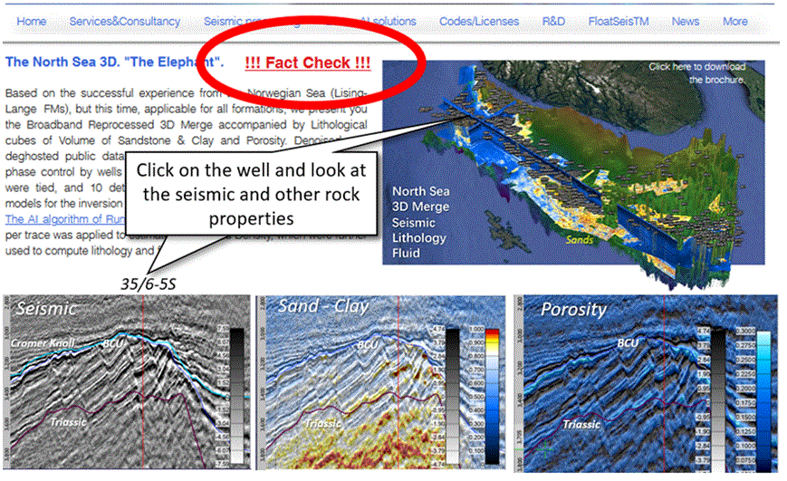 Free Rock Properties Check for the new wells (2020-2023), North Sea!