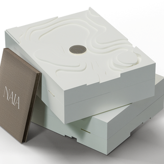 Besaux Switzerland gift set open view — premium types of corporate gifts packaging