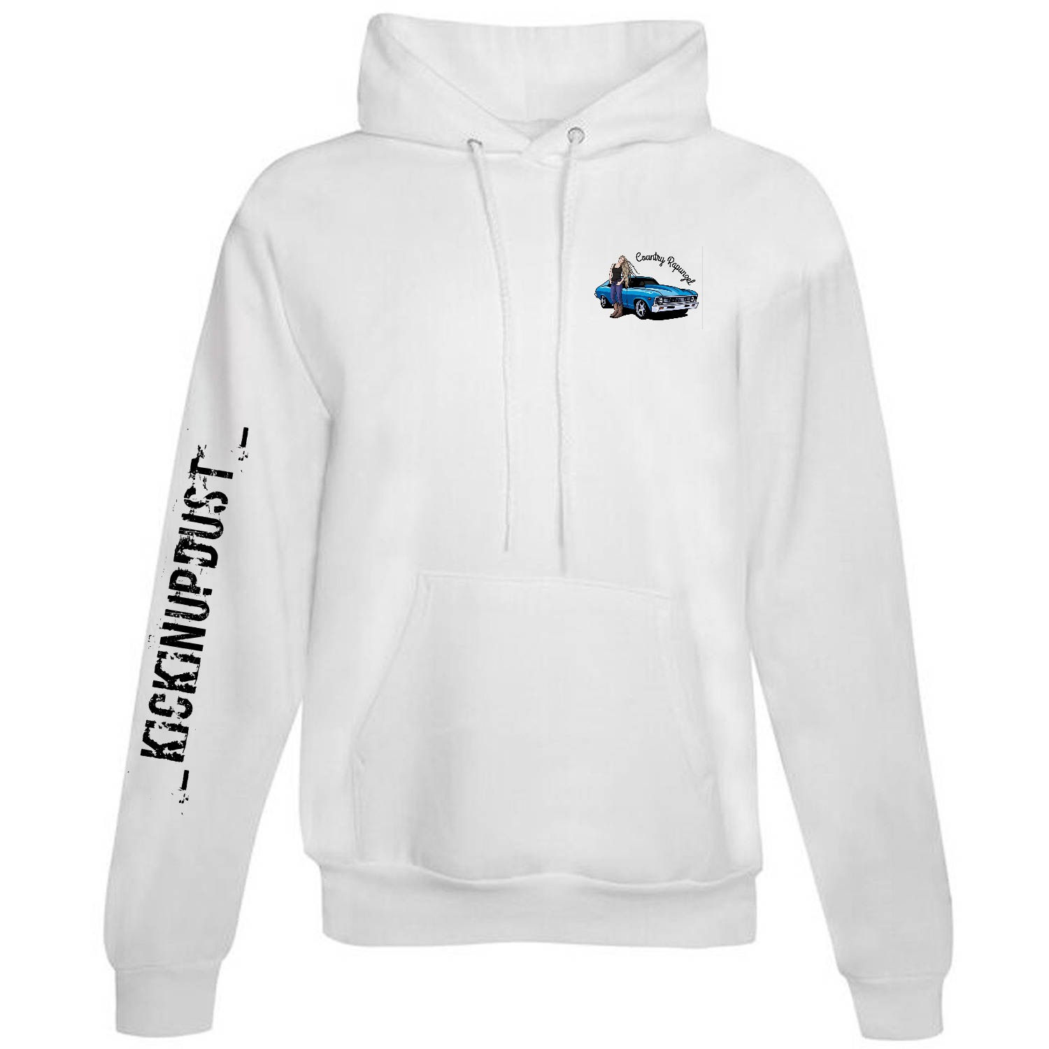 Kickinupdust Hoodie (logo on chest)