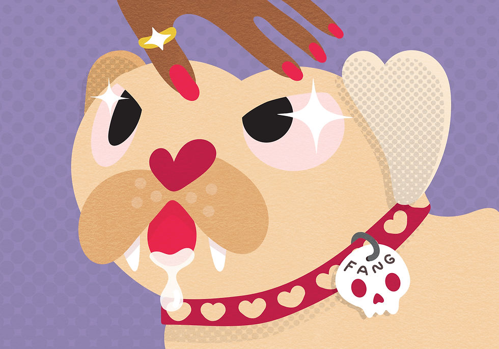 Don't Pet Strange Dogs Illustration