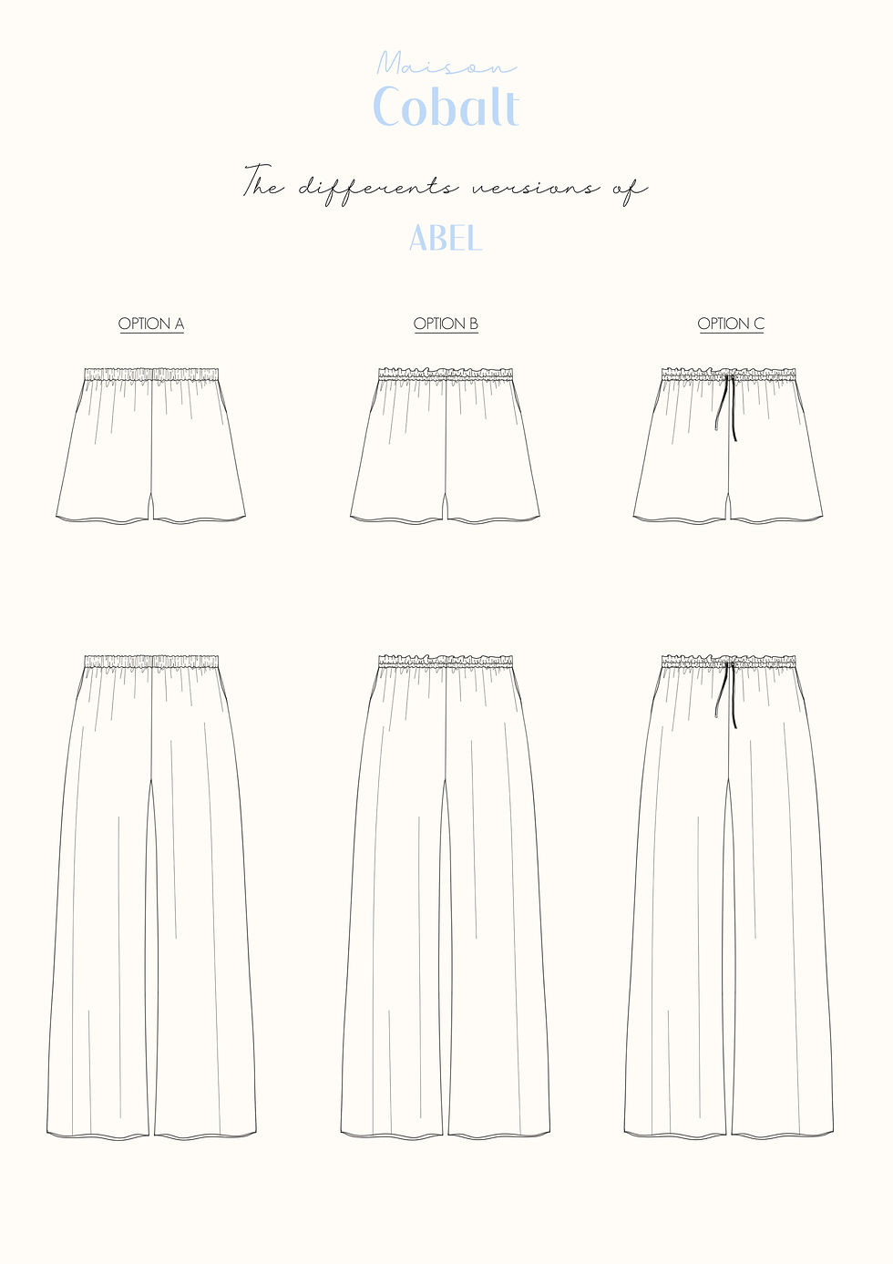 Miniature : DUO - CÔME & ABEL - Top and Short - English version