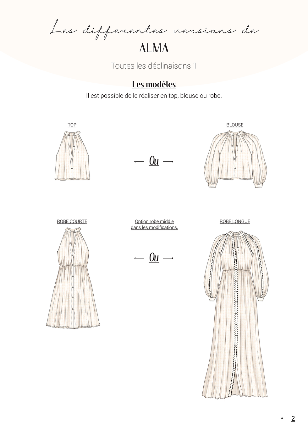 Miniature : ALMA - Robe, blouse & top