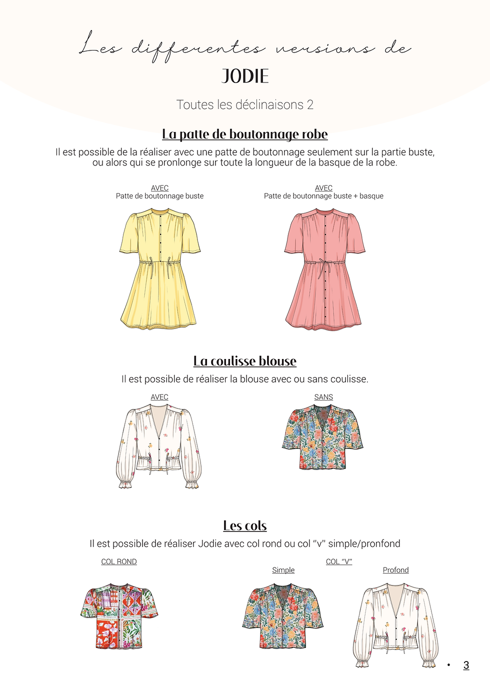Miniature : JODIE - Robe, blouse & combi