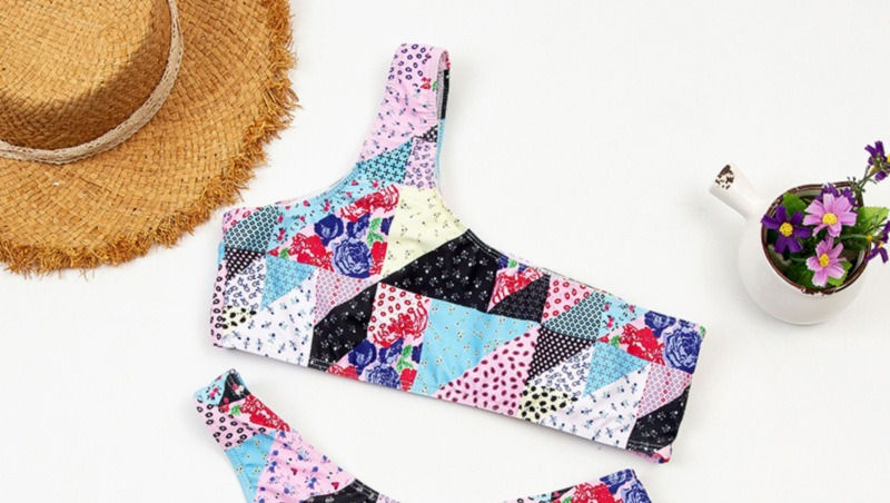Thumbnail: One Shoulder Patchwork Top