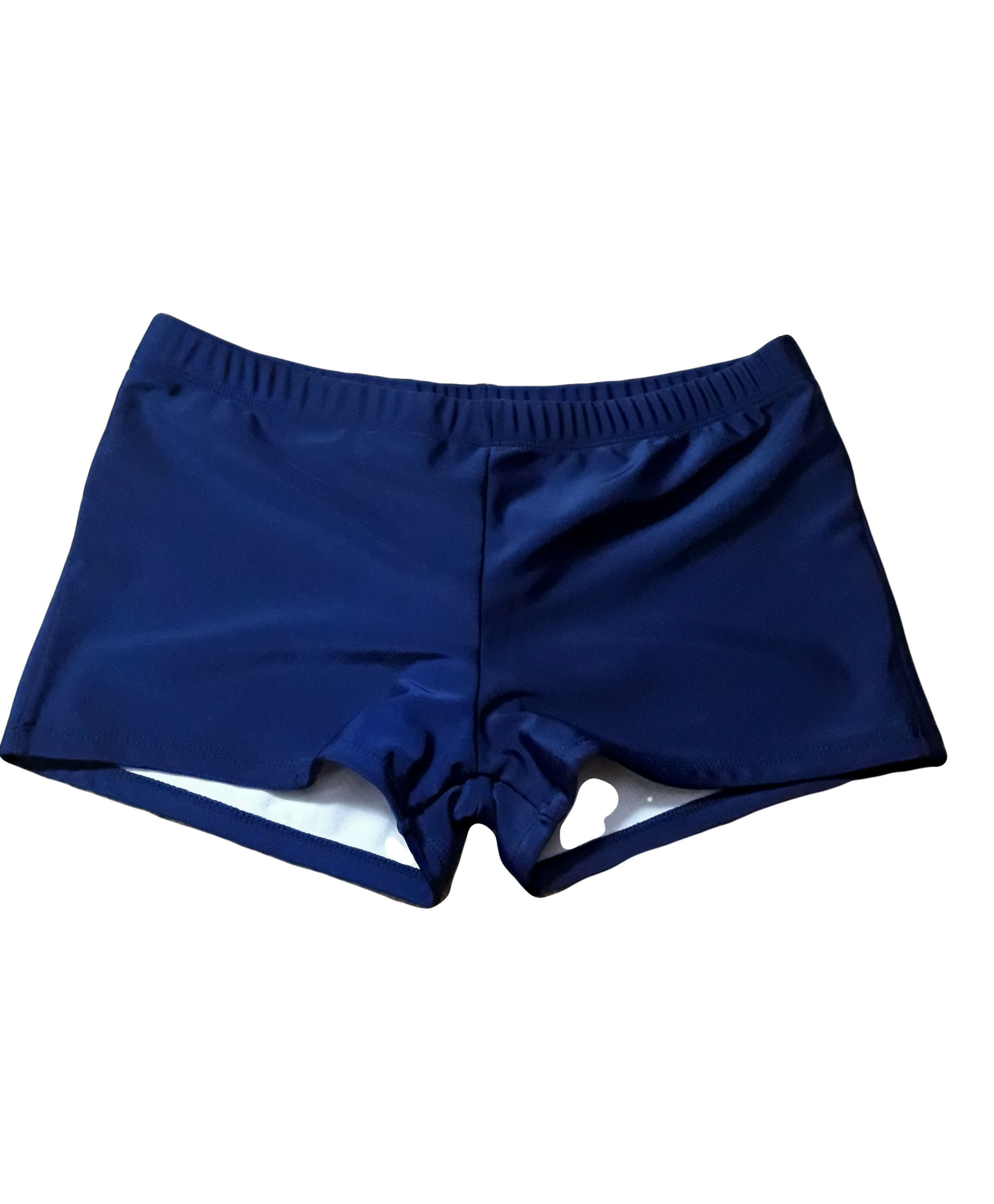 Navy Blue Maternity Boy Shorts