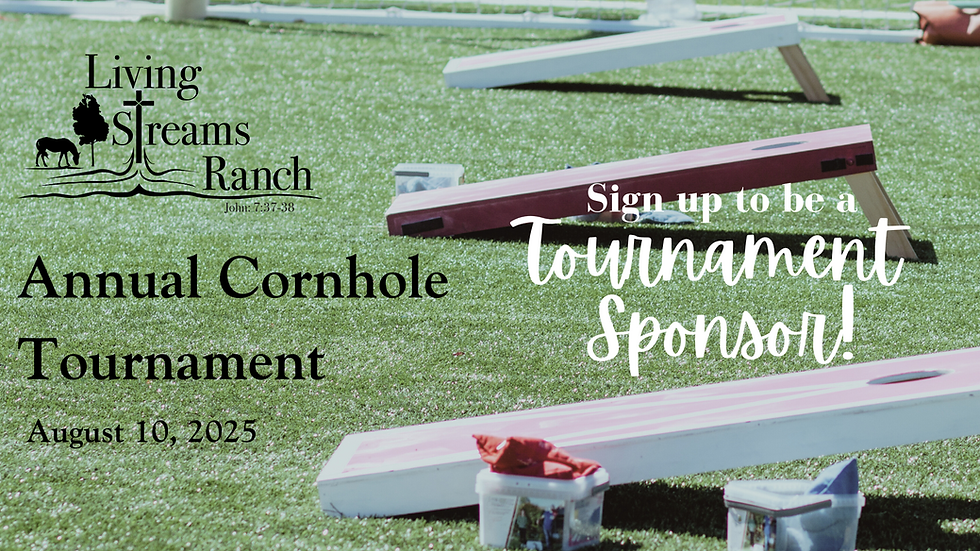 2025 Annual Cornhole Tournament Sponsorship