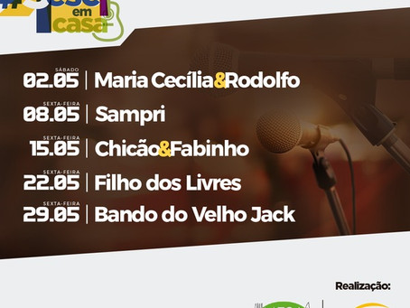#SescEmCasa terá LIVES para propagar cultura durante a quarentena e fomentar doações de alimentos ao