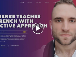 Pierre offers his "Active Approach" in teaching French 🇫🇷