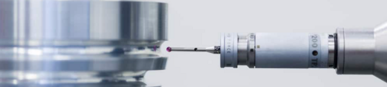 Quality built into every process work flow. CMM machine measuring a high precision component